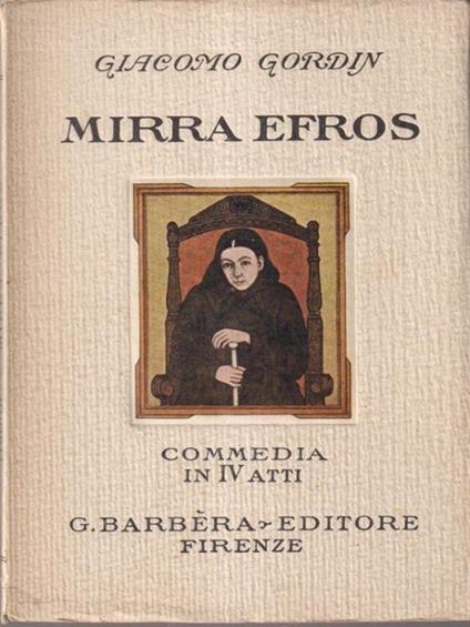Mirra Efros - Giacomo Gordin - copertina