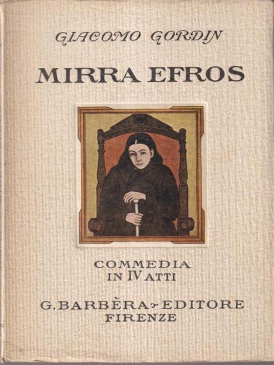 Mirra Efros - Giacomo Gordin - copertina