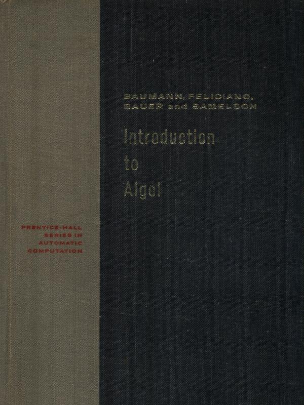   Introduction to algol