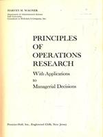   Principles of operations research