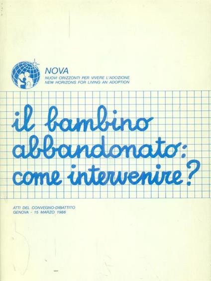 Il  bambino abbandonato: come intervenire? - copertina