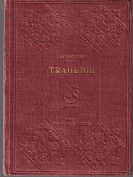   Tragedie - Sofocle - copertina