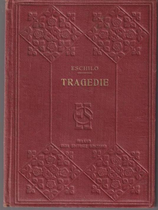   Tragedie - Eschilo - copertina