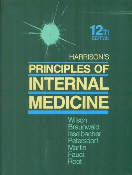  Harrison's principles of internal medicine 12th edition -   - copertina