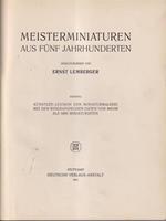   Meisterminiaturen aus funf jahrhunderten