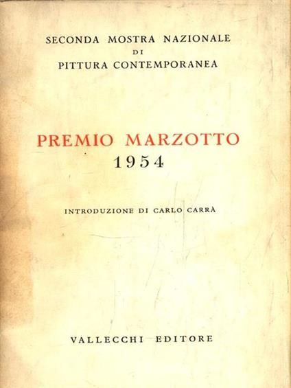   Premio Marzotto 1954 -   - copertina
