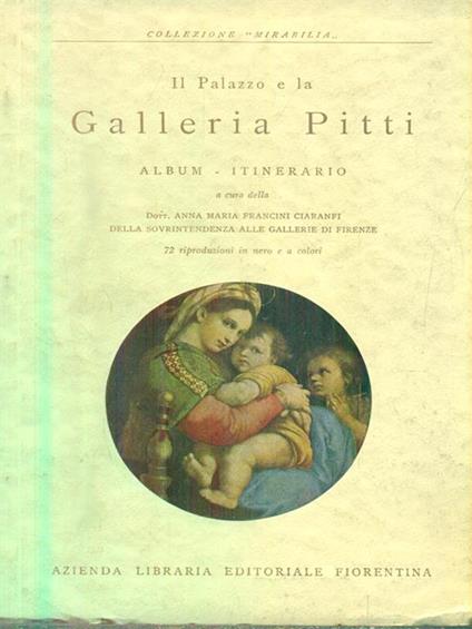 Il Palazzo e la Galleria Pitti Album Itinerario -   - copertina