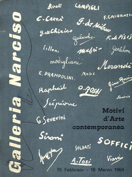   Motivi d'arte contemporanea. 15 febbraio - 18 marzo 1964 -   - copertina