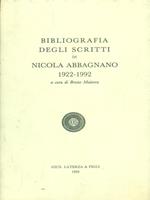   Bibliografia degli scritti di Nicola Abbagnano 1922 - 1992