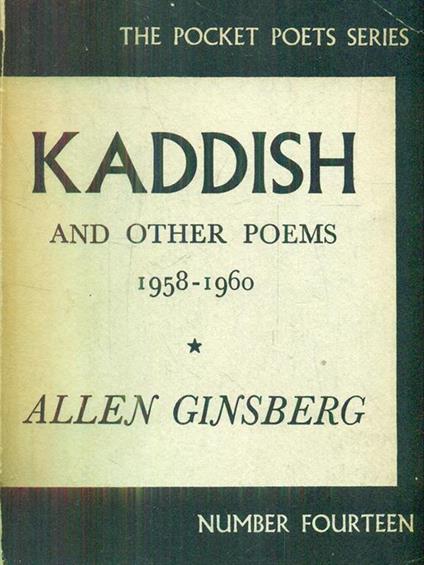   Kaddish and other poems 1958-1960 - Allen Ginsberg - copertina