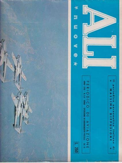   Ali nuove periodico aeronautico anno XVIII da n. 5 a n. 8 -   - copertina