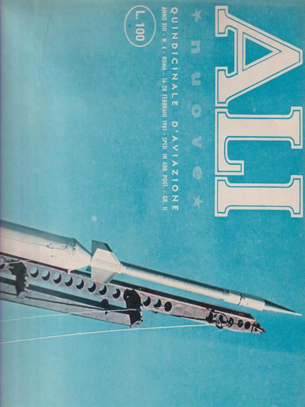 Ali nuove periodico aeronautico anno XIII da n. 1 a n. 19