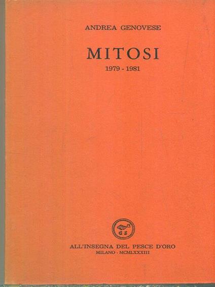   Mitosi 1979-1981 - Andrea Genovese - copertina