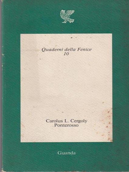   Ponterosso - Carolus L. Cergoly - copertina