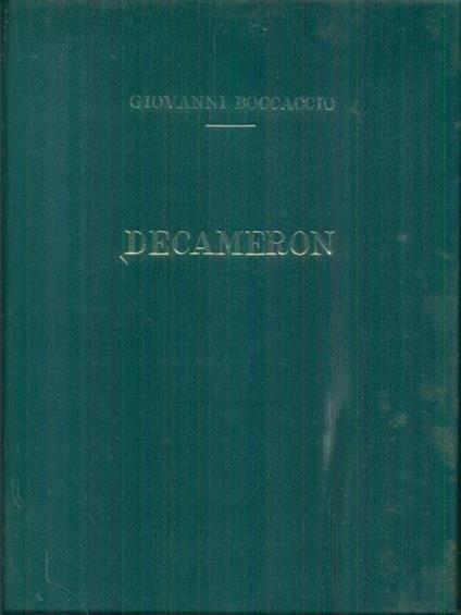 Decameron Volume I - Giovanni Boccaccio - copertina