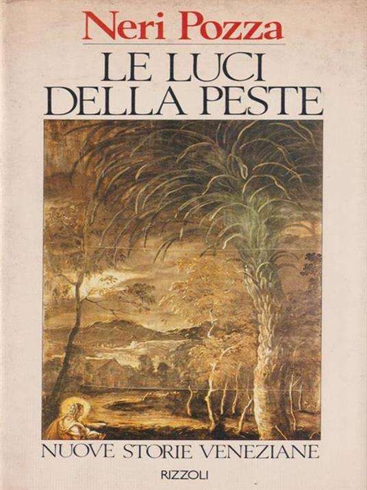 Le luci della peste - Neri Pozza - copertina