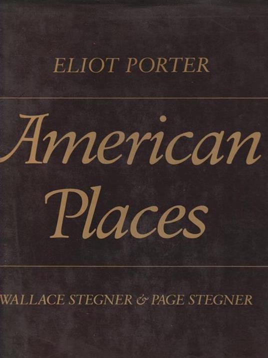 American Places - Eliot Porter - copertina