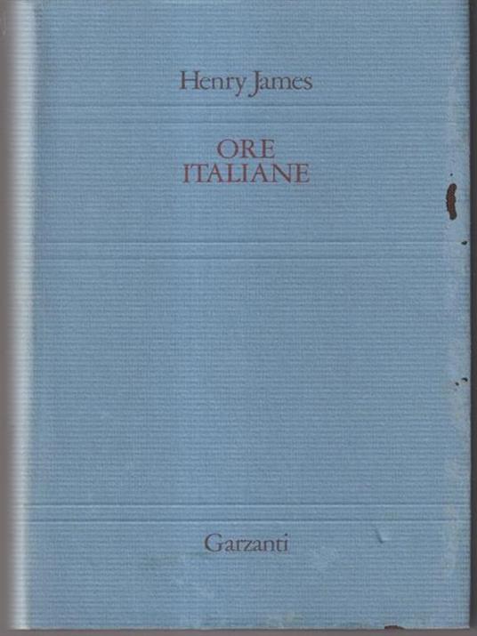 Ore italiane - Henry James - copertina
