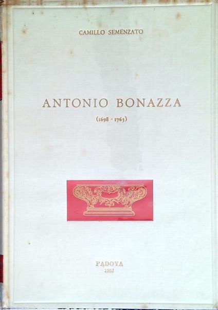   Antonio Bonazza - Camillo Semenzato - copertina