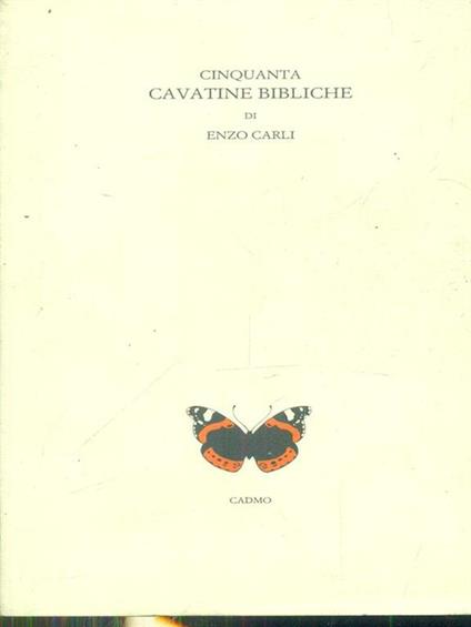   Cinquanta cavatine bibliche - Enzo Carli - copertina
