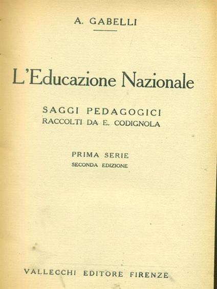   Educazione nazionale - copertina