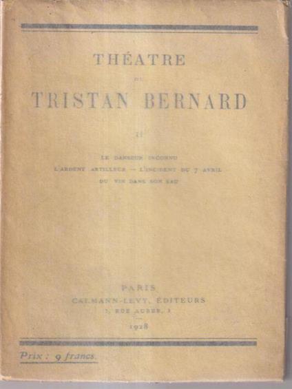 Theatre II - Tristan Bernard - copertina