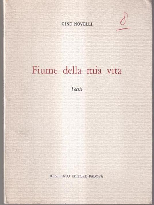   Fiume della mia vita - Gino Novello - copertina