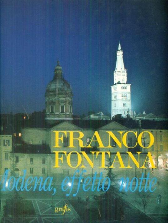 Modena, effetto notte - Franco Fontana - copertina