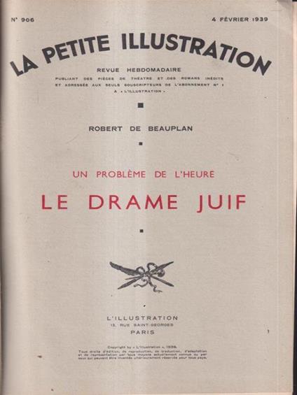 La petite illustration 1939 - copertina