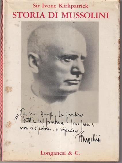Storia di Mussolini - Ivone Kirkpatrick - copertina