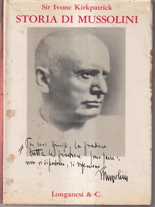 Storia di Mussolini - Ivone Kirkpatrick - copertina