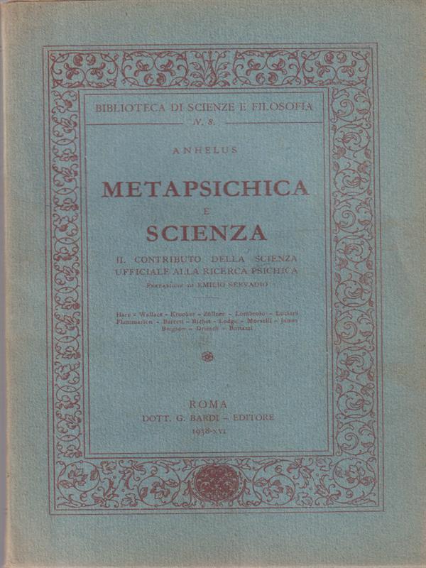 Metapsichica e scienza