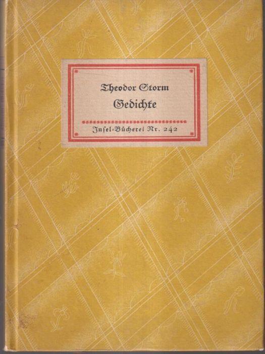 Gedichte - Theodor Storm - copertina