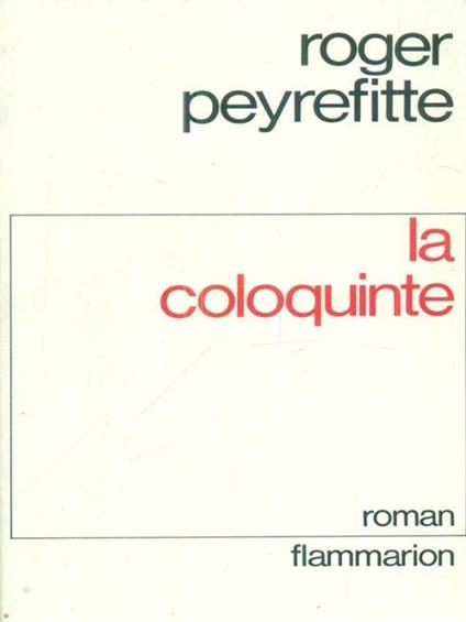 La coloquinte - Roger Peyrefitte - copertina
