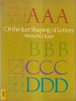 Of the just shaping of letters