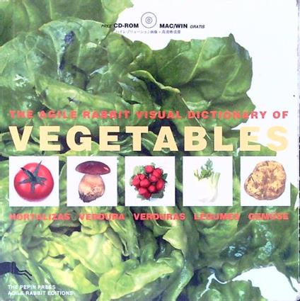 The agile rabbit visual dictionary of vegetables. Ediz. multilingue. Con CD-ROM - copertina