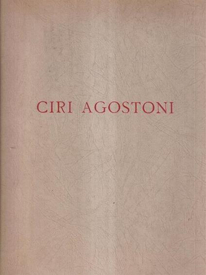 Ciri Agostoni - copertina