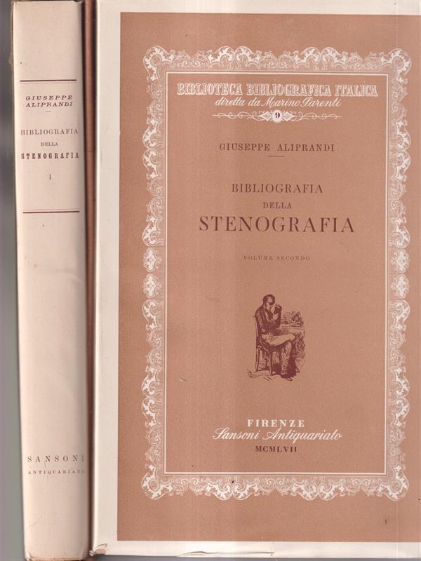 Bibliografia della stenografia 2vv