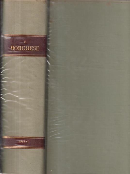 Il borghese 1969 I - copertina