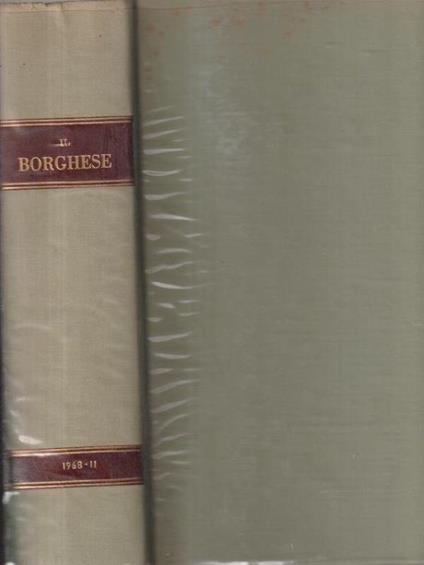 Il borghese 1968 II - copertina