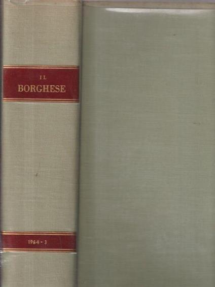 Il borghese 1964 III - copertina