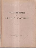 Bullettino senese di storia patria anno X 1903 fasc III
