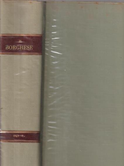 Il borghese 1969 II - copertina