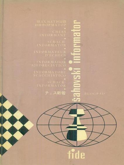 Sahovski informator 29/1980 - copertina
