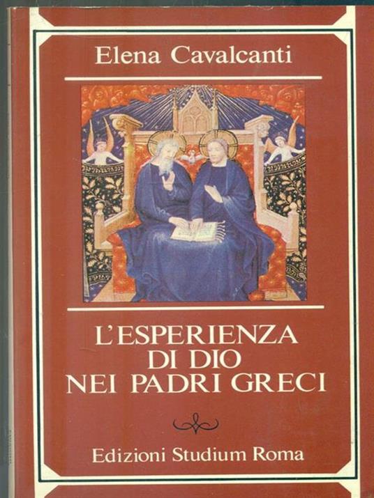 L' esperienza di Dio nei Padri greci - Elena Cavalcanti - copertina