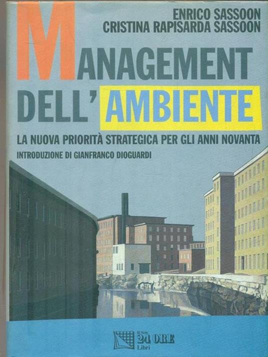 Management dell'ambiente - Enrico Sassoon - copertina