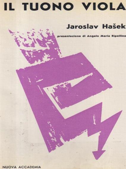 Il tuono viola - Jaroslav Hasek - copertina