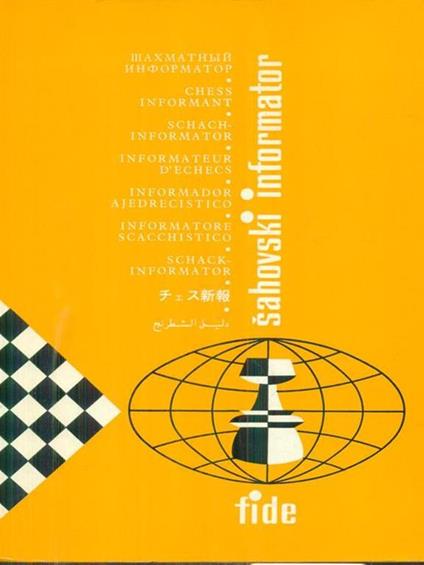 Sahovski informator 44/1987 - copertina