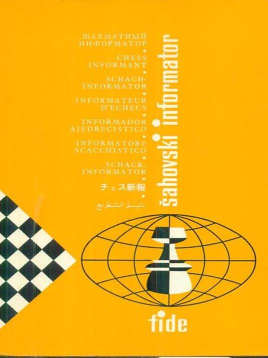 Sahovski informator 44/1987 - copertina