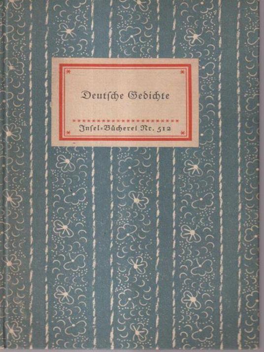 Deutche Gedichte - copertina